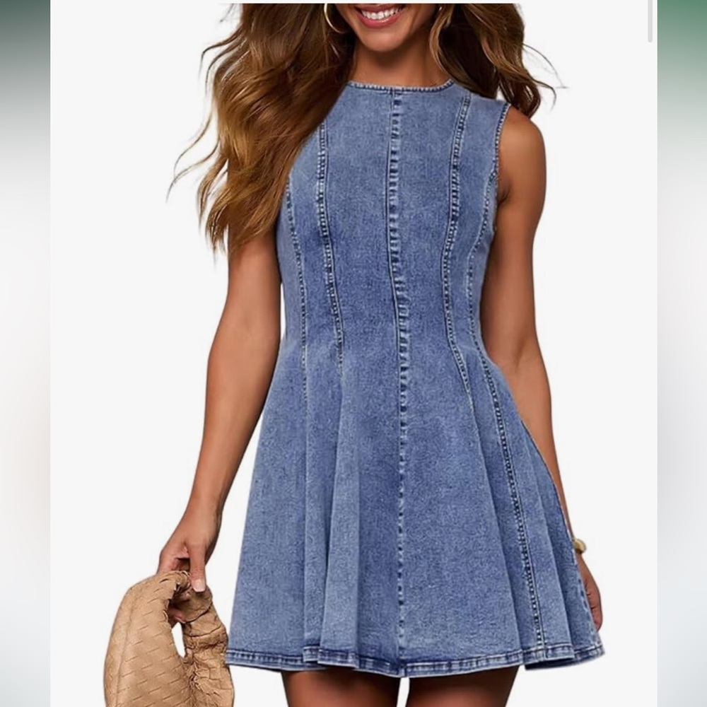 Denim Sleeveless Dress